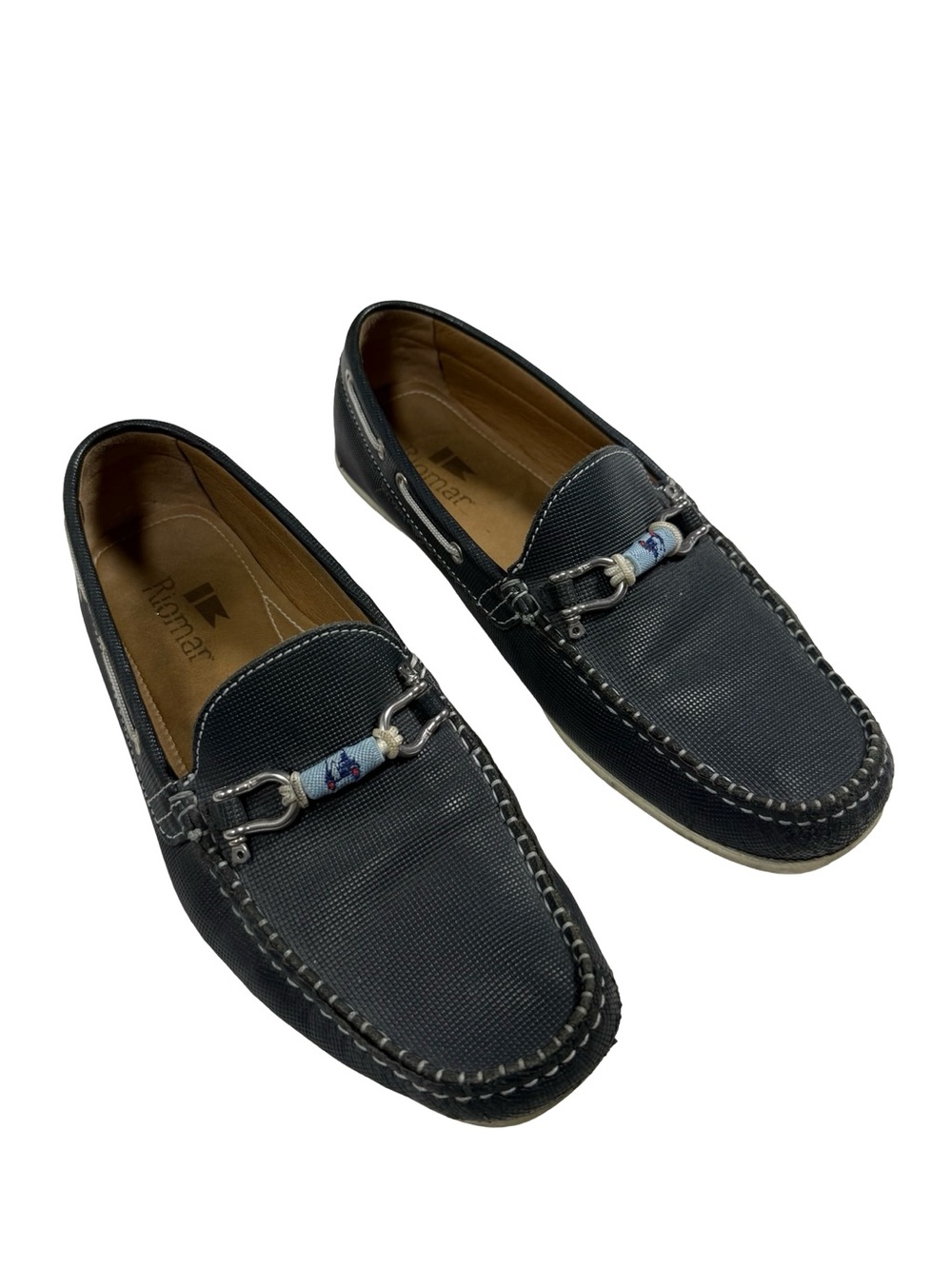 Riomar The Fathom Blue Waterman Loafers Men’s 9.5 Quiet Luxury Yacht Coastal